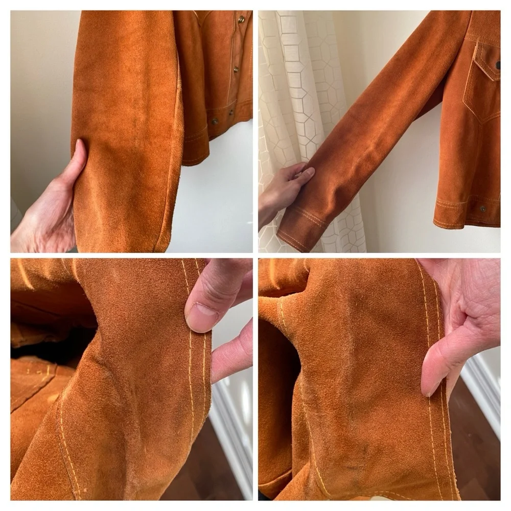 Boxy Brown suede jacket - Picture 15 of 15